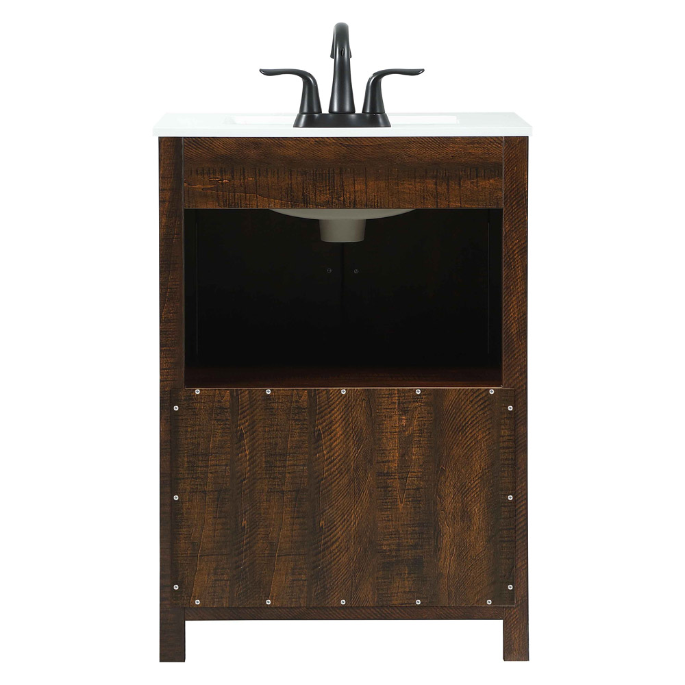 Elegant Bathroom Vanity - Espresso (VF90224EX)