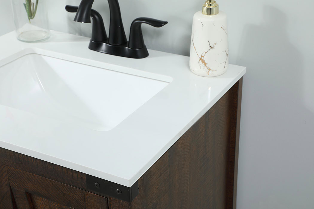 Elegant Bathroom Vanity - Espresso (VF90224EX)