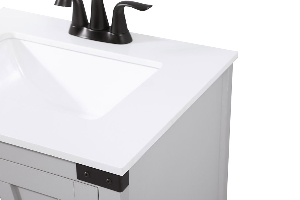 Elegant Bathroom Vanity - Gray (VF90224GR)