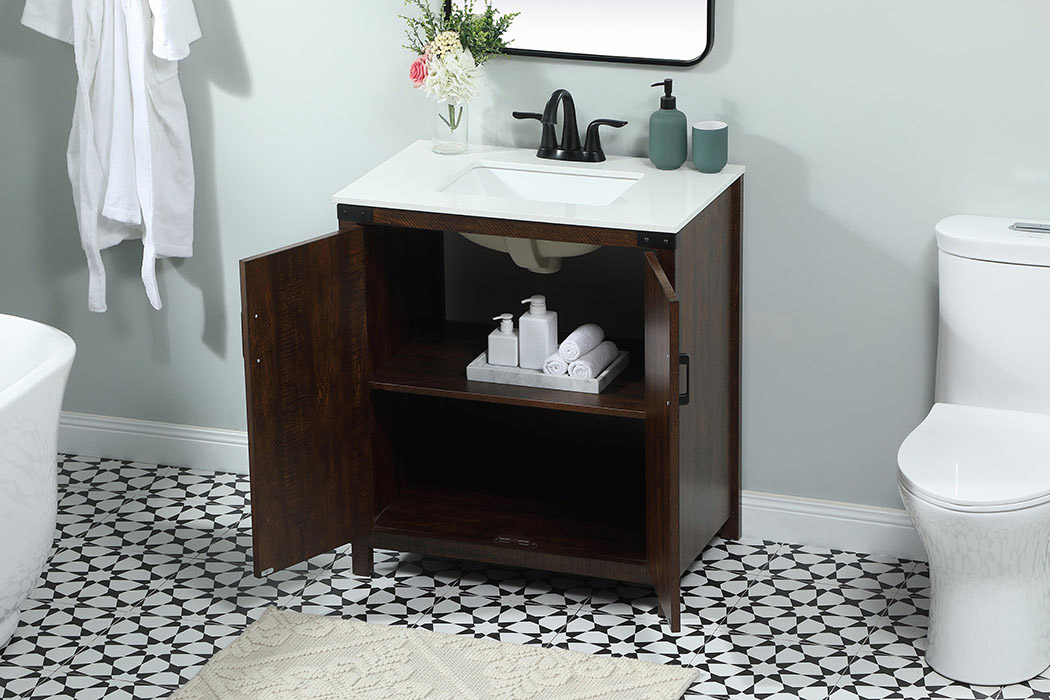 Elegant Bathroom Vanity - Espresso (VF90230EX)