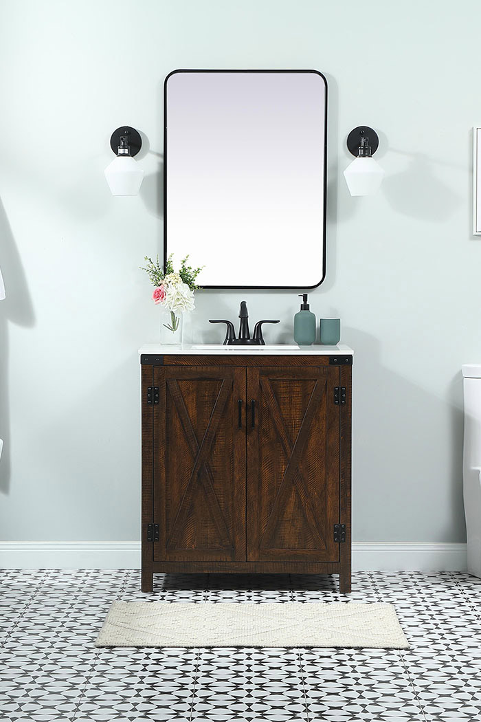 Elegant Bathroom Vanity - Espresso (VF90230EX)