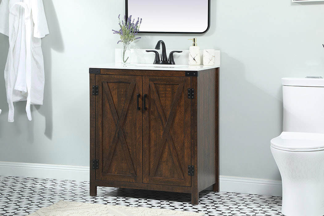 Elegant Bathroom Vanity - Espresso (VF90230EX-BS)