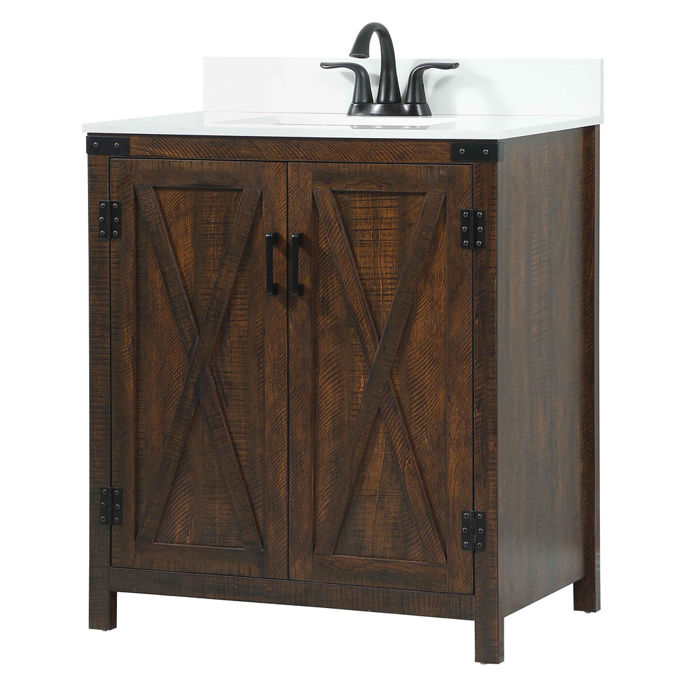 Elegant Bathroom Vanity - Espresso (VF90230EX-BS)