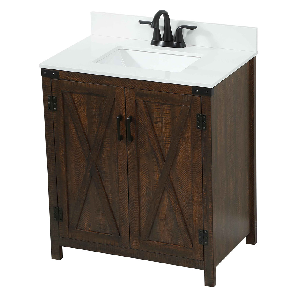 Elegant Bathroom Vanity - Espresso (VF90230EX-BS)