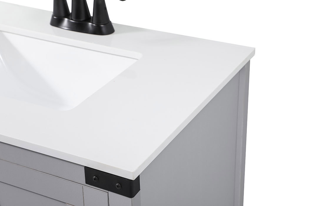 Elegant Bathroom Vanity - Gray (VF90230GR)