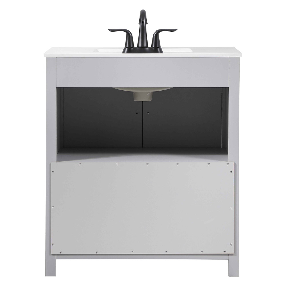 Elegant Bathroom Vanity - Gray (VF90230GR)