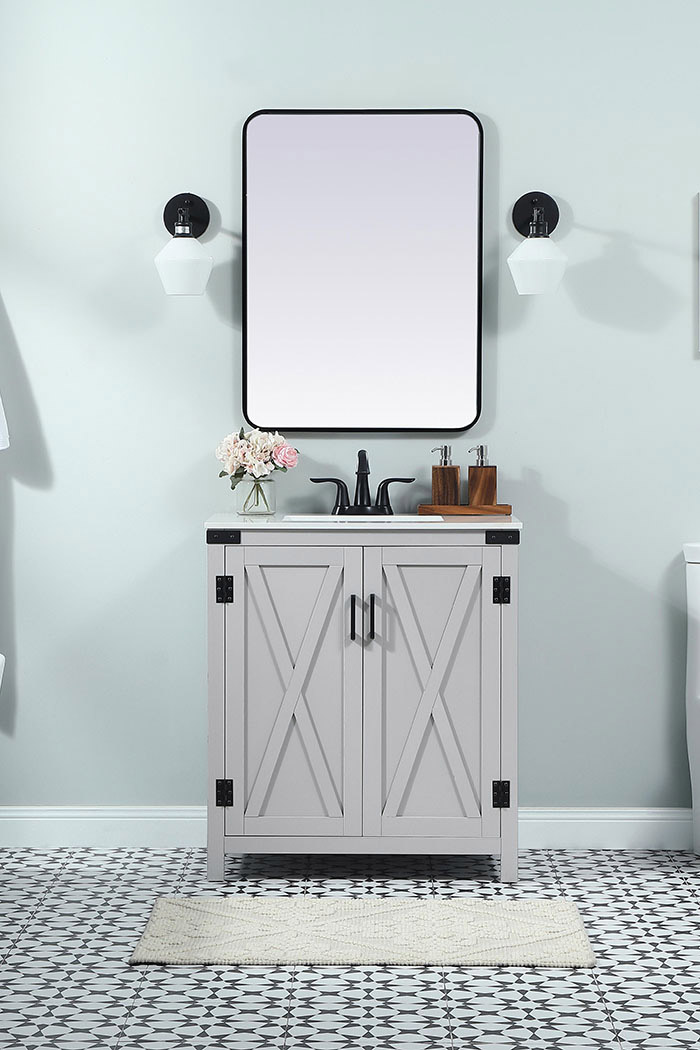 Elegant Bathroom Vanity - Gray (VF90230GR)