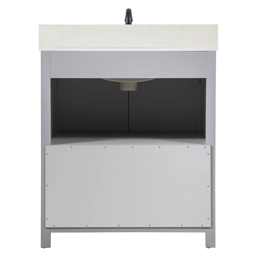 Elegant Bathroom Vanity - Gray (VF90230GR-BS)