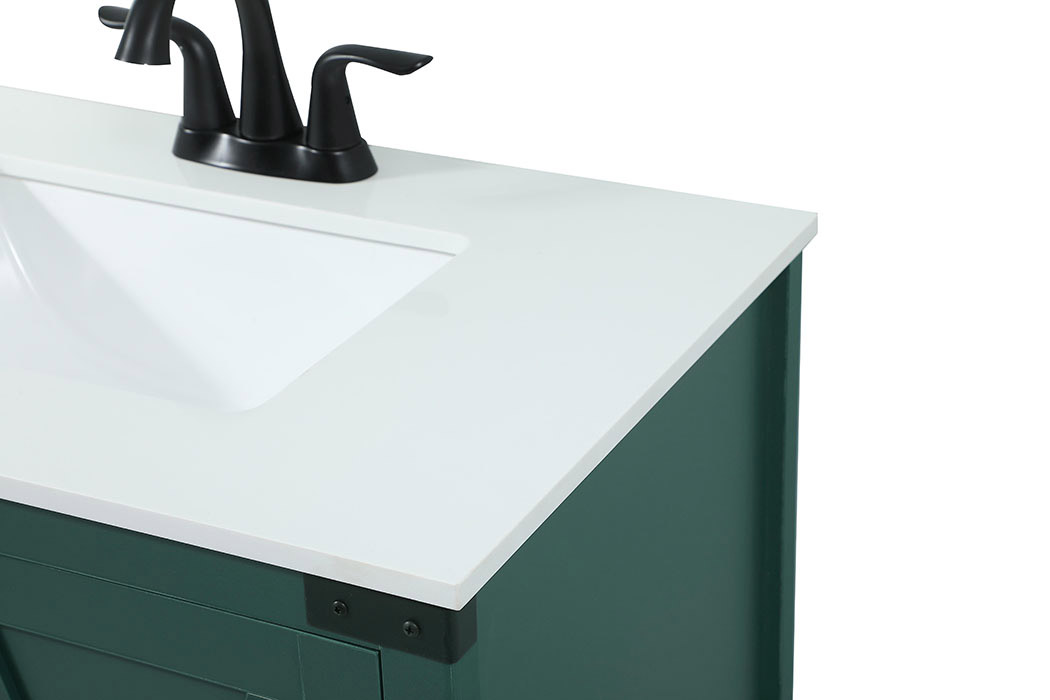 Elegant Bathroom Vanity - Green (VF90230MGN)