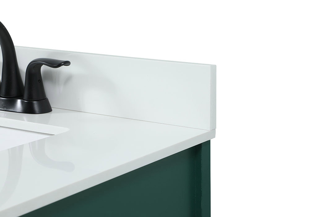 Elegant Bathroom Vanity - Green (VF90230MGN-BS)