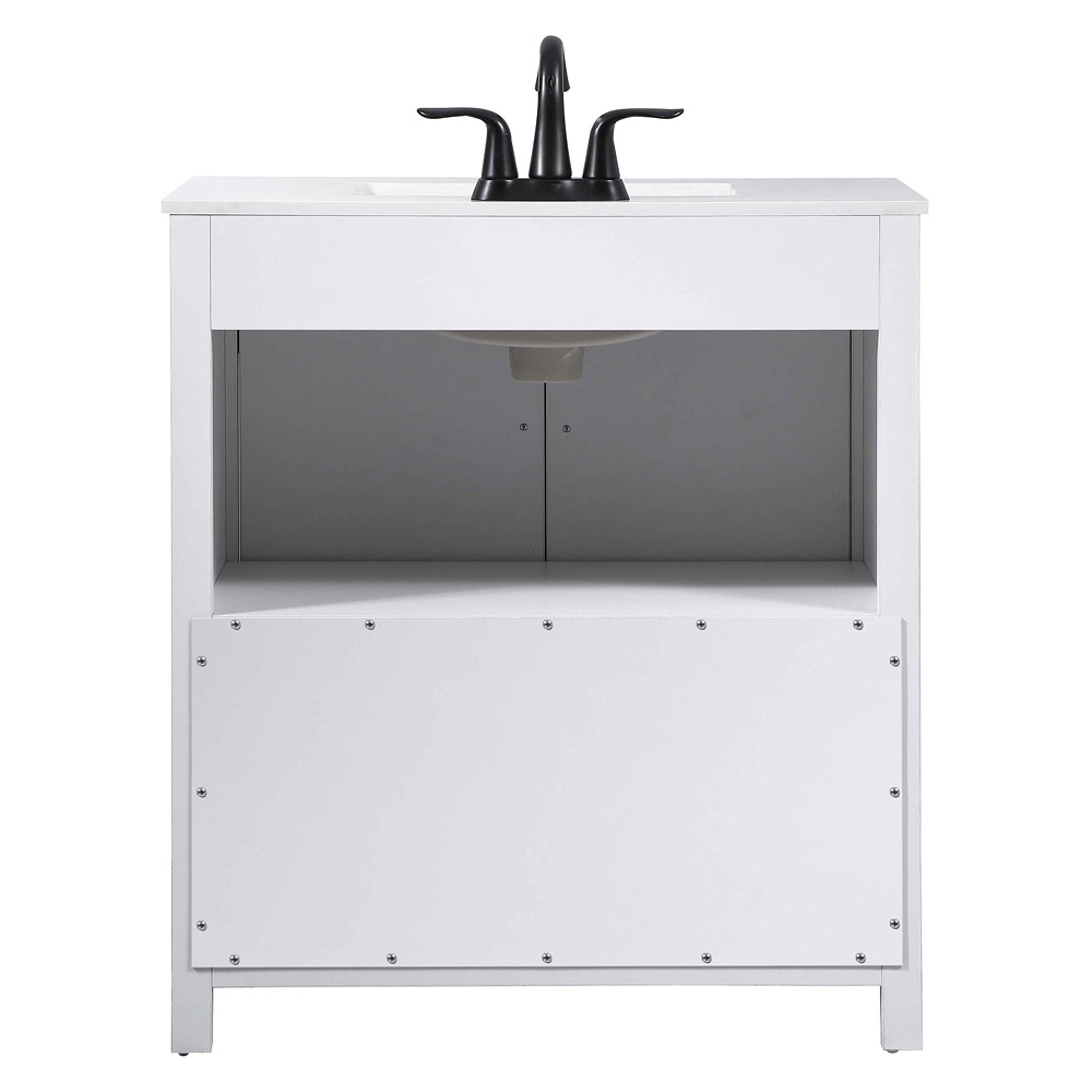 Elegant Bathroom Vanity - White (VF90230WH)