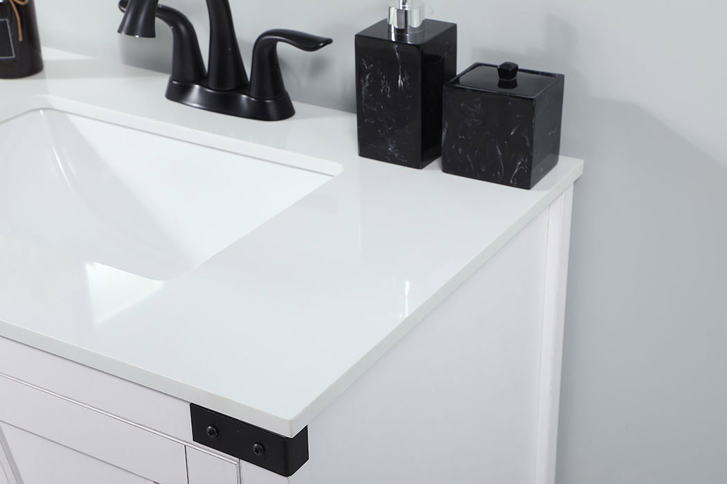 Elegant Bathroom Vanity - White (VF90230WH)