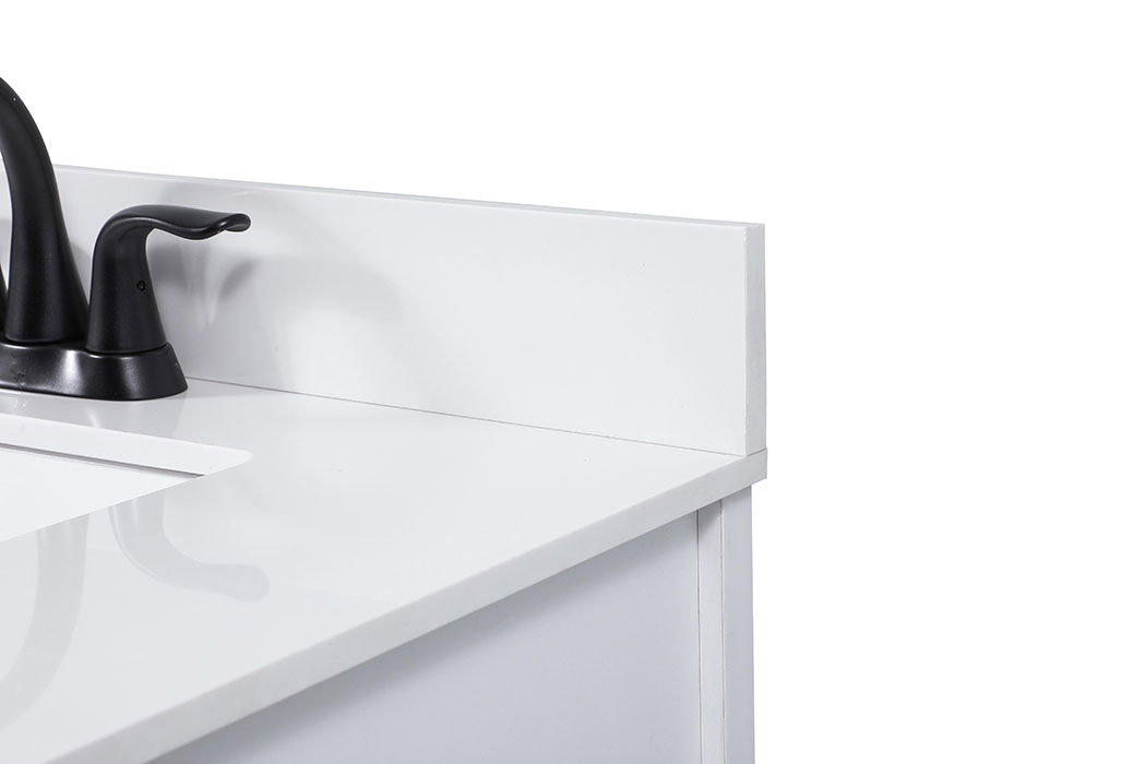 Elegant Bathroom Vanity - White (VF90230WH-BS)