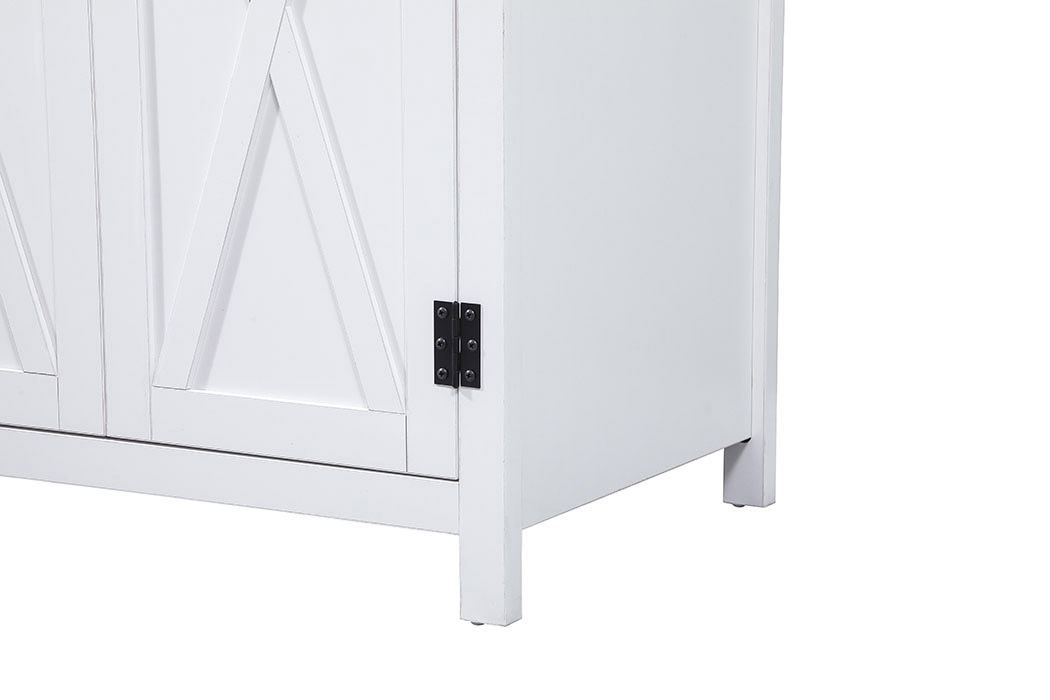 Elegant Bathroom Vanity - White (VF90230WH-BS)