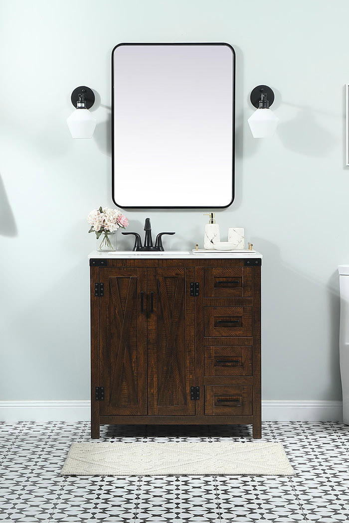 Elegant Bathroom Vanity - Espresso (VF90232EX)