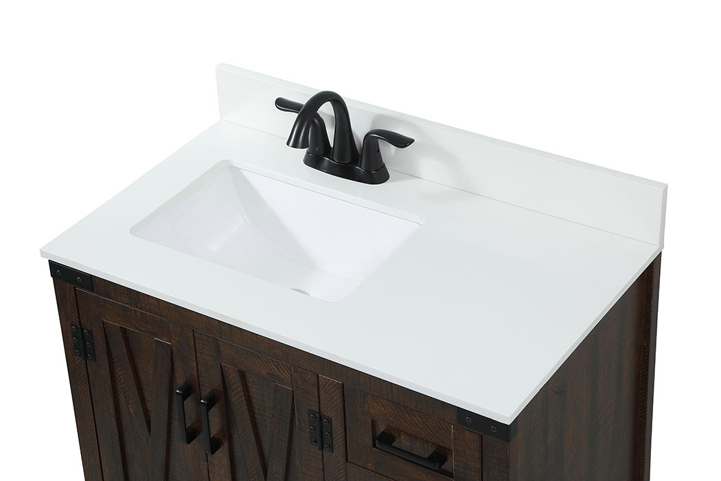 Elegant Bathroom Vanity - Espresso (VF90232EX-BS)