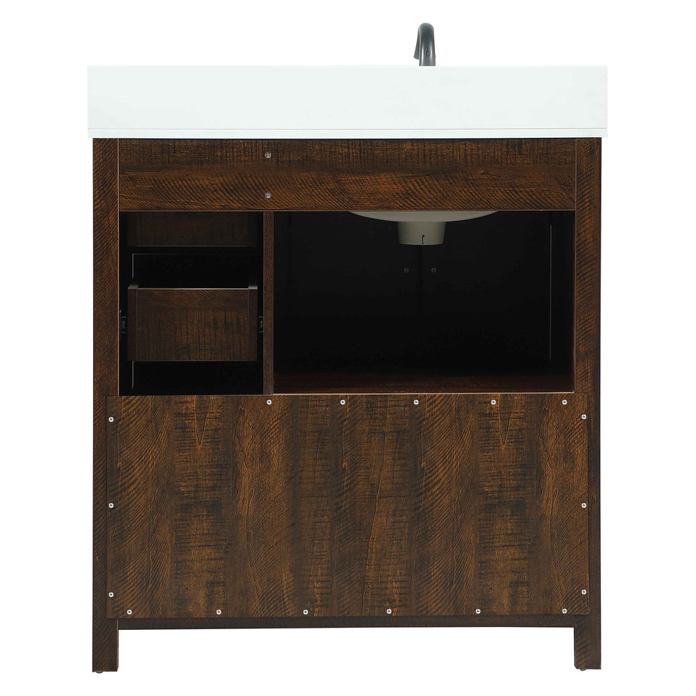 Elegant Bathroom Vanity - Espresso (VF90232EX-BS)