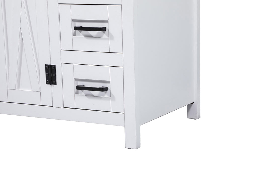 Elegant Bathroom Vanity - White (VF90232WH-BS)