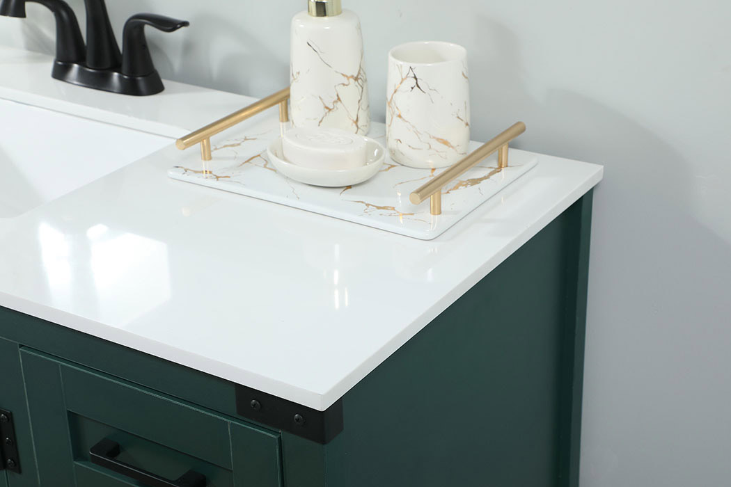 Elegant Bathroom Vanity - Green (VF90236MGN)