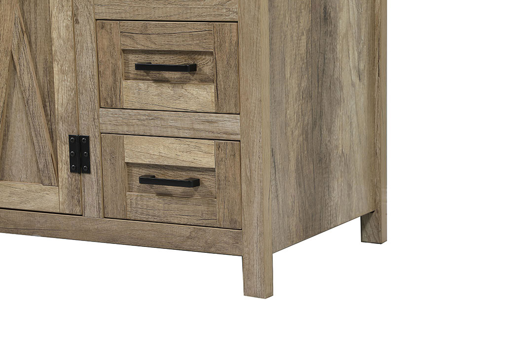 Elegant Bathroom Vanity - Natural Wood (VF90236NT-BS)