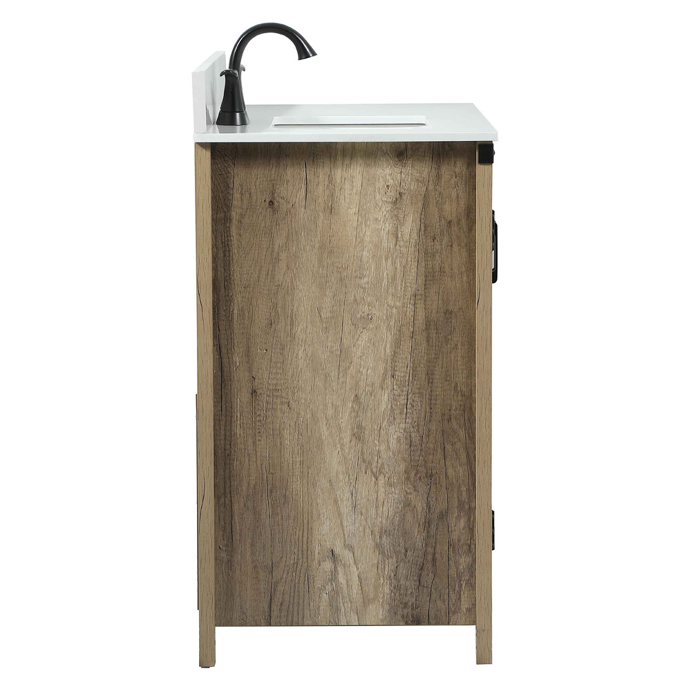 Elegant Bathroom Vanity - Natural Wood (VF90236NT-BS)