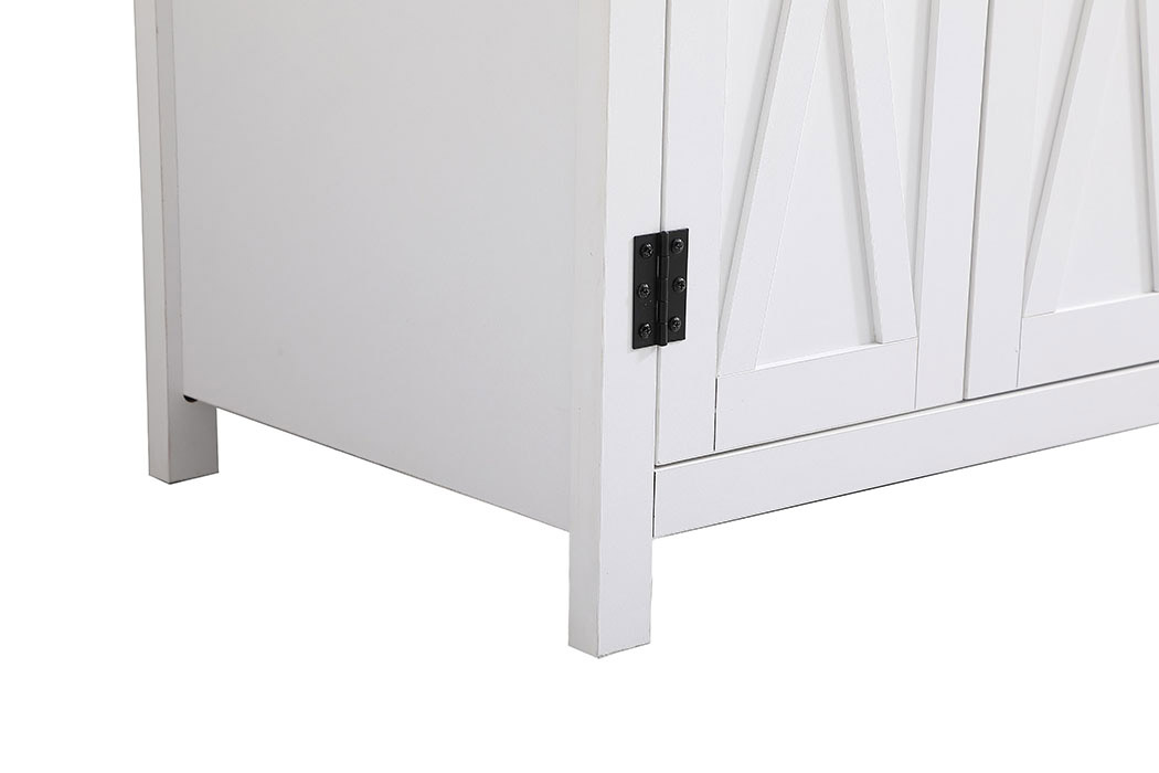 Elegant Bathroom Vanity - White (VF90236WH-BS)