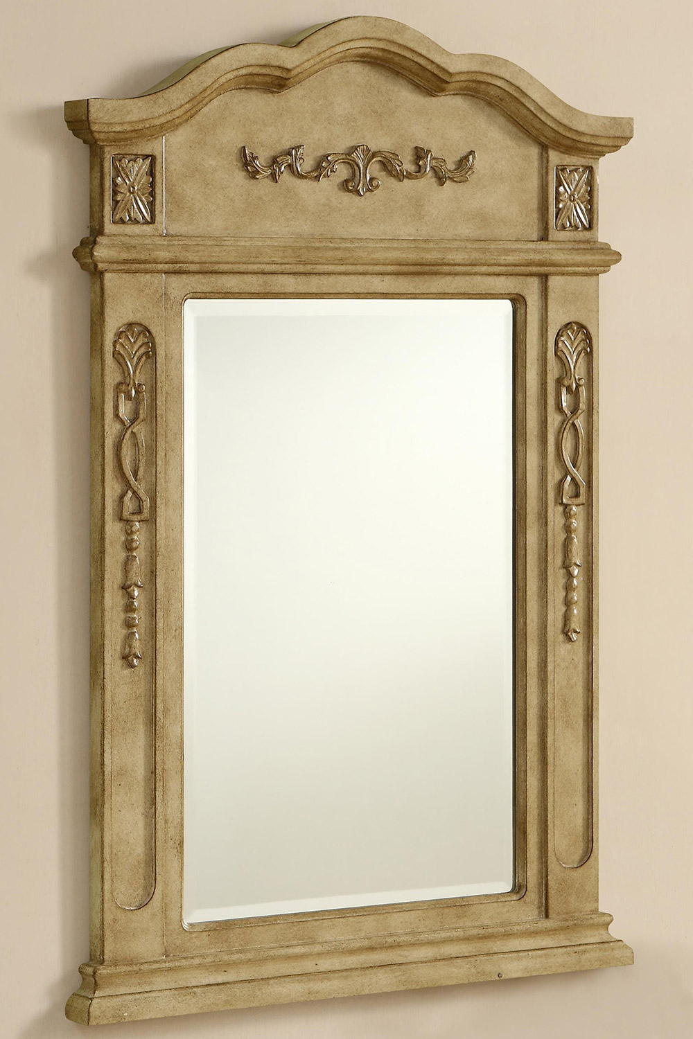 Elegant Wall Mirror - Antique Beige (VM-1001)