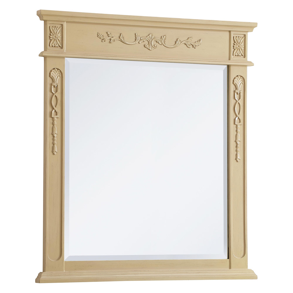 Elegant Wall Mirror - Light Antique Beige, L 32" (VM13236LT)