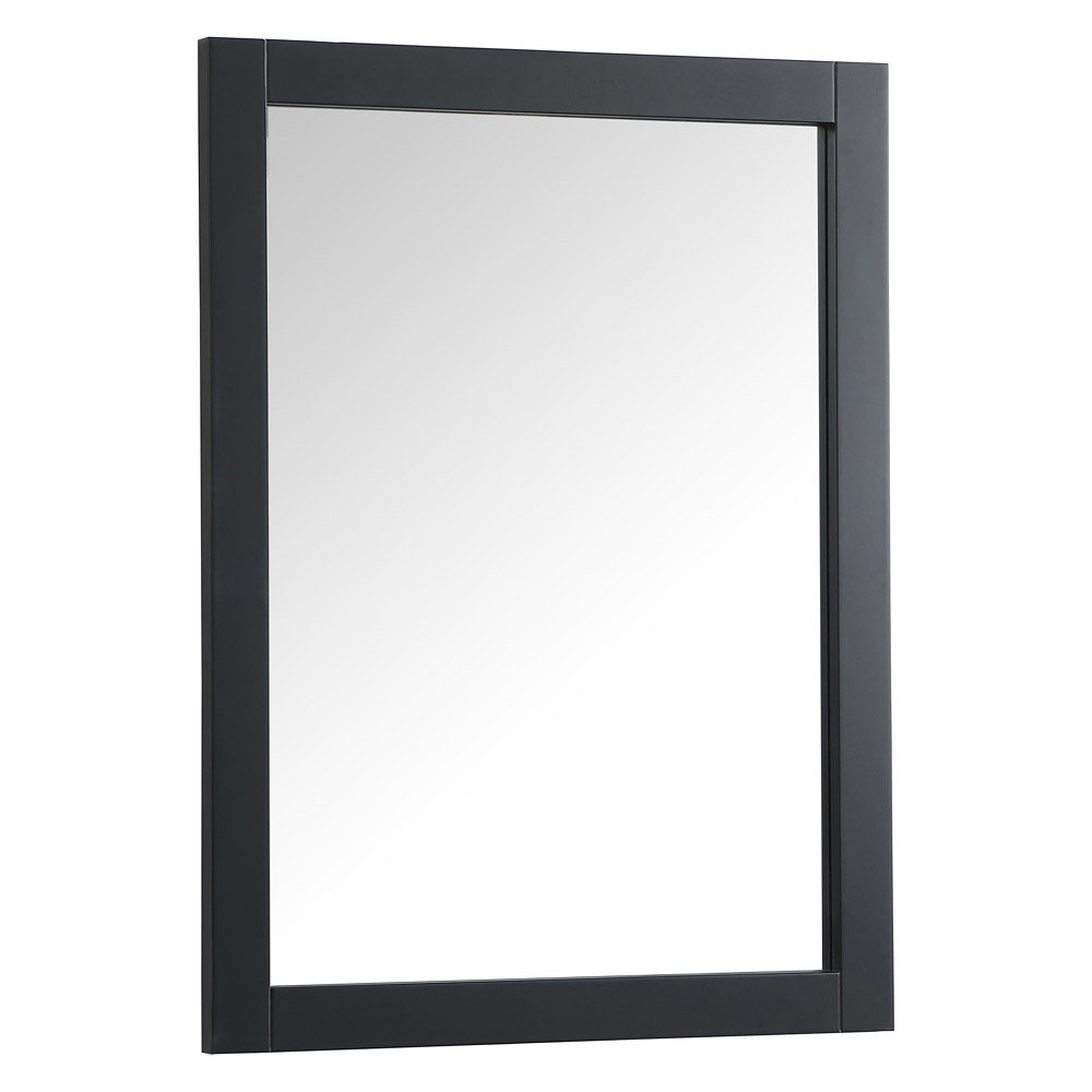 Elegant Wall Mirror - Black, D 24", H 32" (VM22432BK)