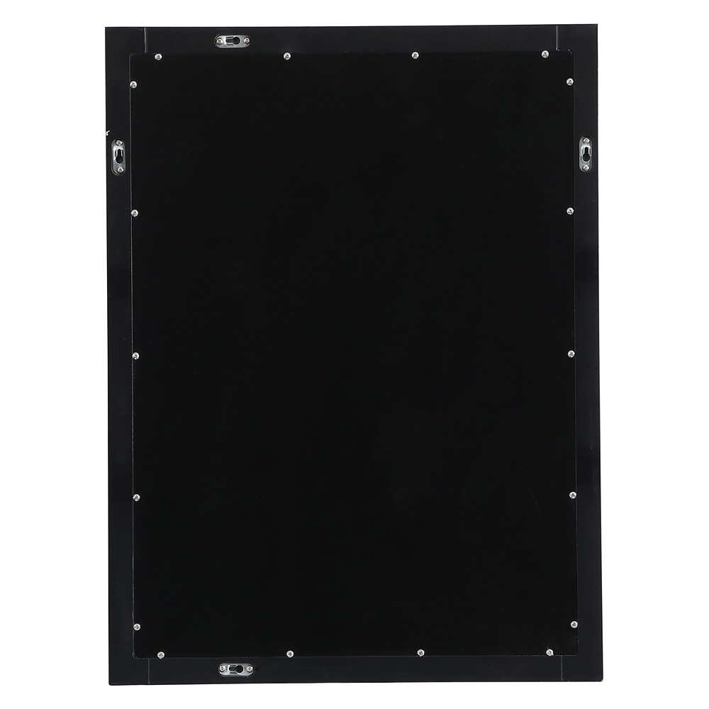 Elegant Wall Mirror - Black, D 24", H 32" (VM22432BK)