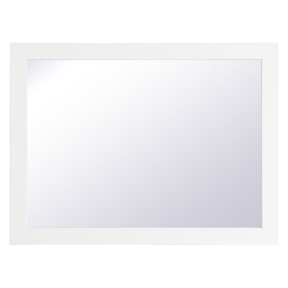 Elegant Wall Mirror - White, D 24", H 32" (VM22432WH)