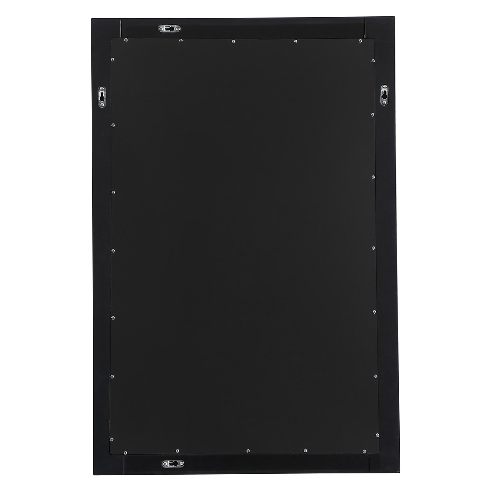 Elegant Wall Mirror - Black, D 24", H 36" (VM22436BK)