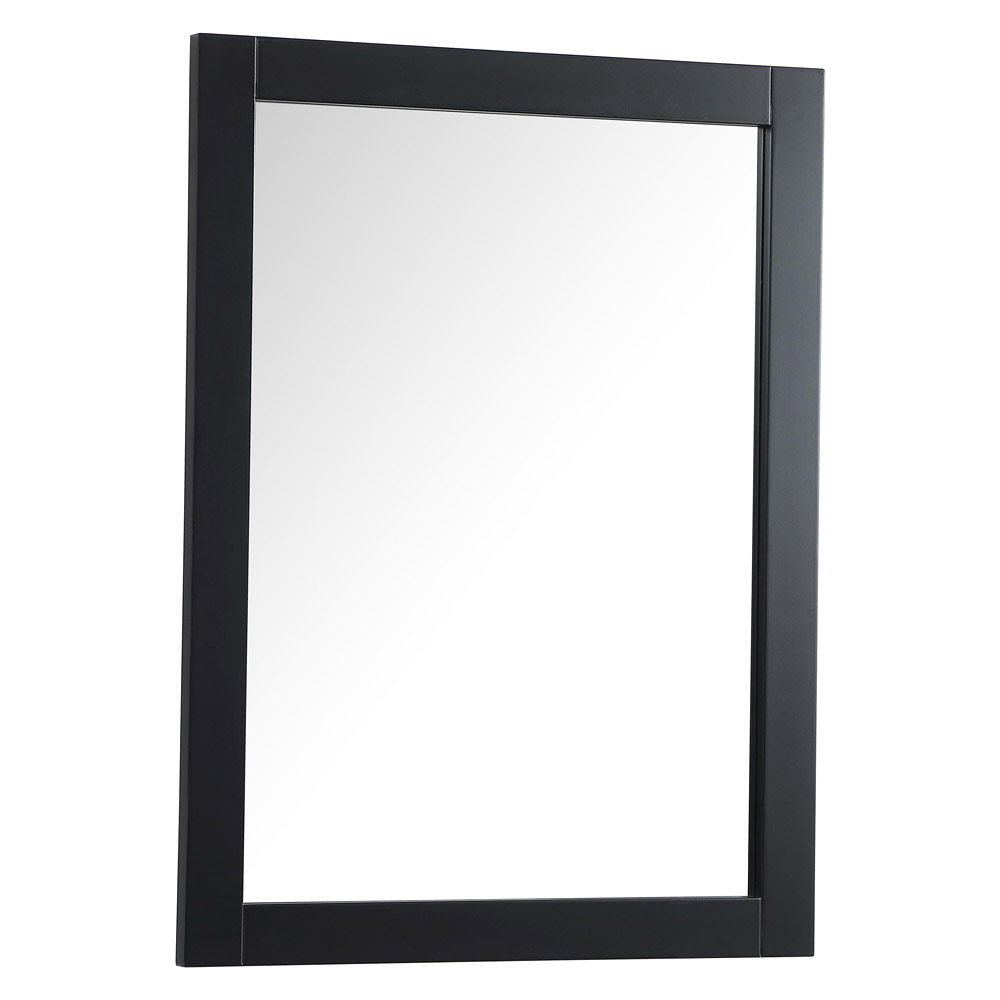 Elegant Wall Mirror - Black, D 27", H 36" (VM22736BK)