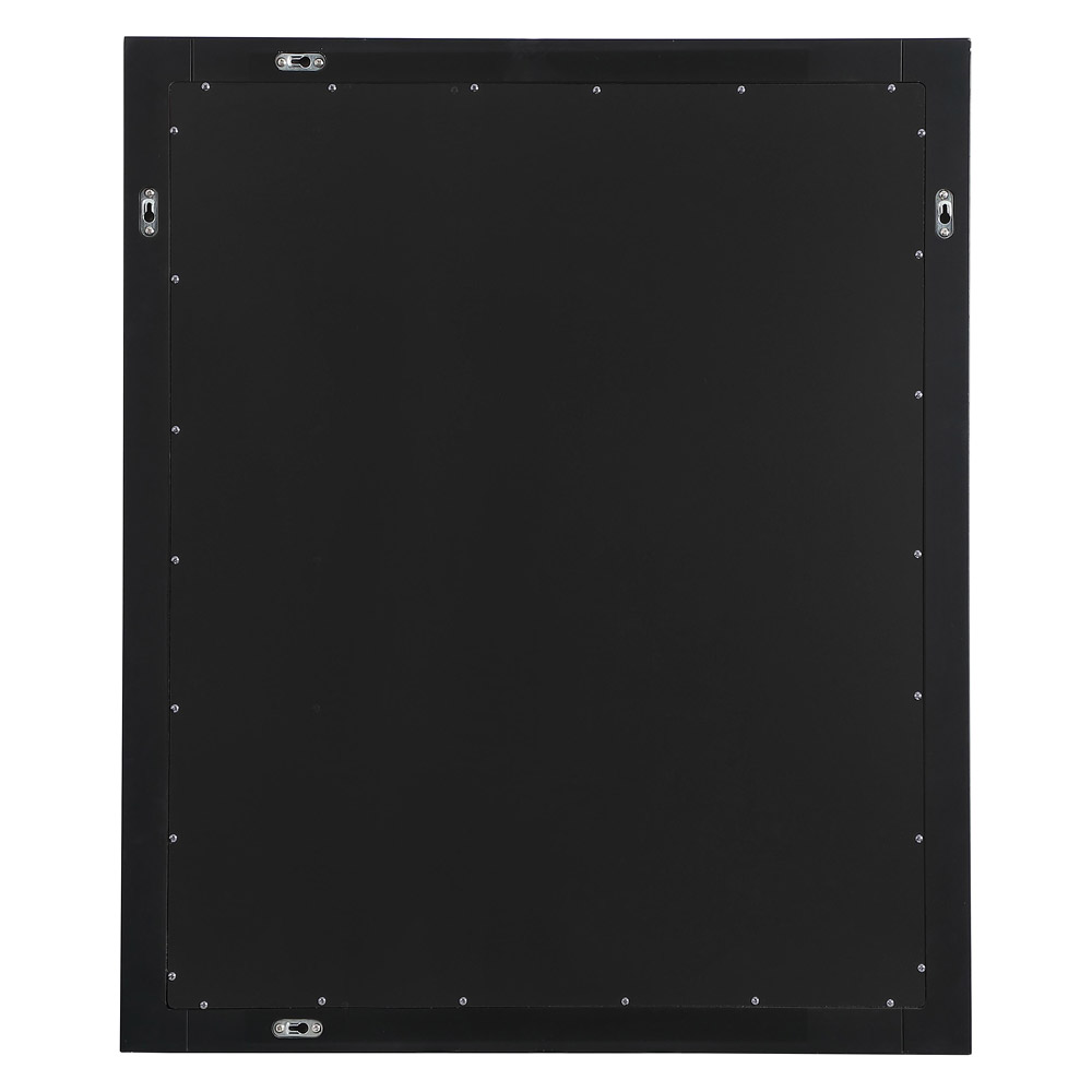 Elegant Wall Mirror - Black, D 30", H 36" (VM23036BK)