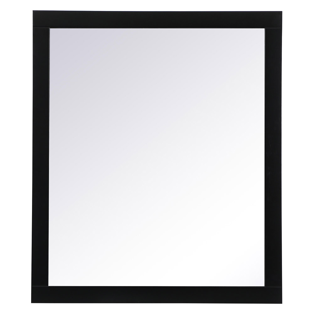 Elegant Wall Mirror - Black, D 42", H 36" (VM24236BK)