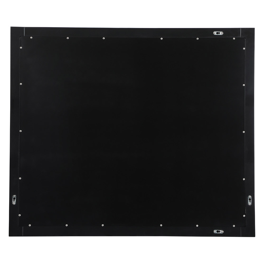 Elegant Wall Mirror - Black, D 42", H 36" (VM24236BK)