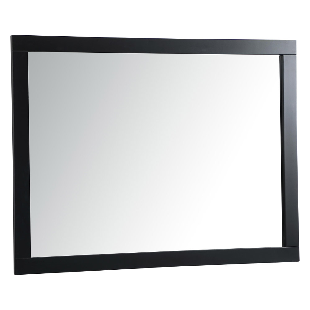 Elegant Wall Mirror - Black, D 48", H 36" (VM24836BK)