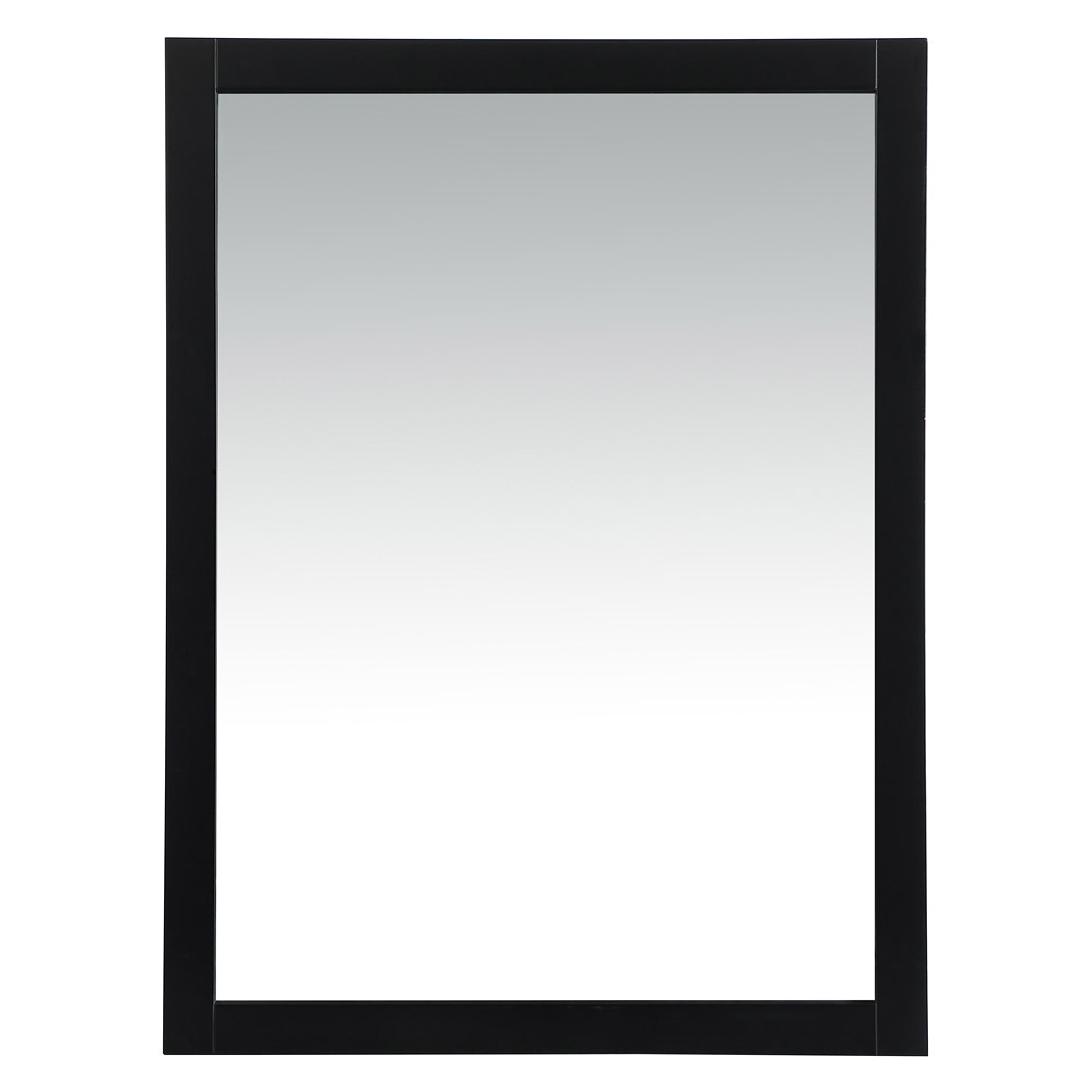 Elegant Wall Mirror - Black, D 48", H 36" (VM24836BK)