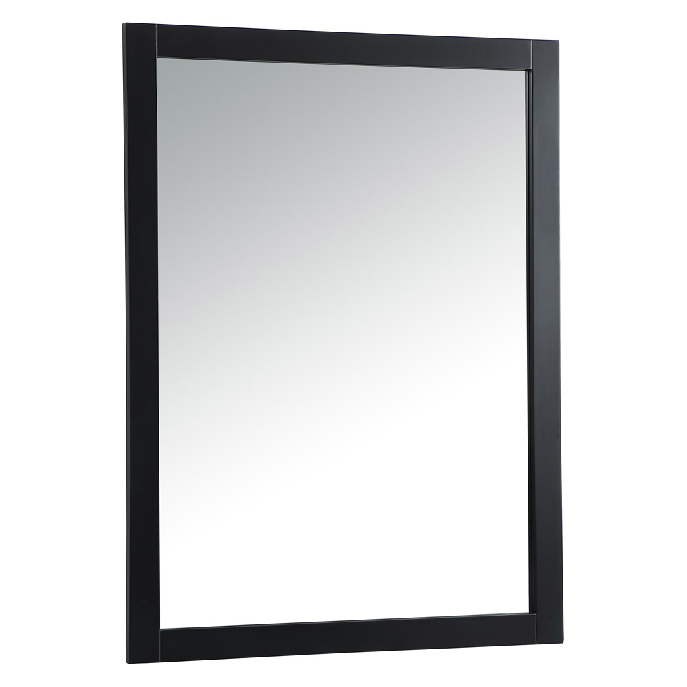 Elegant Wall Mirror - Black, D 48", H 36" (VM24836BK)