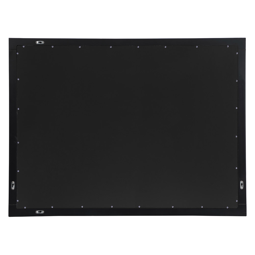 Elegant Wall Mirror - Black, D 48", H 36" (VM24836BK)