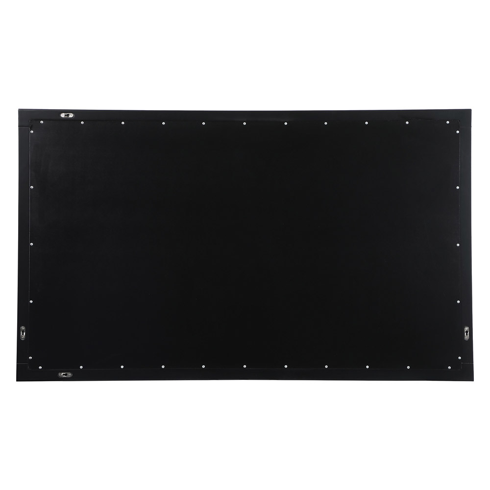 Elegant Wall Mirror - Black, D 60", H 36" (VM26036BK)