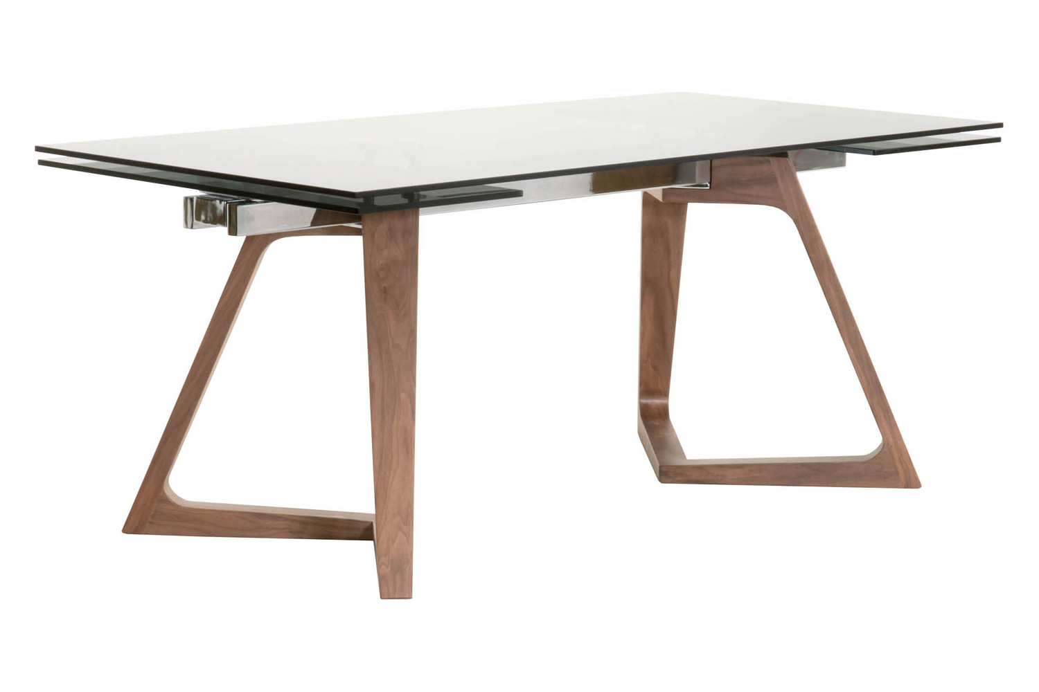 Essentials - Meridian Axel Extension Dining Table in Walnut