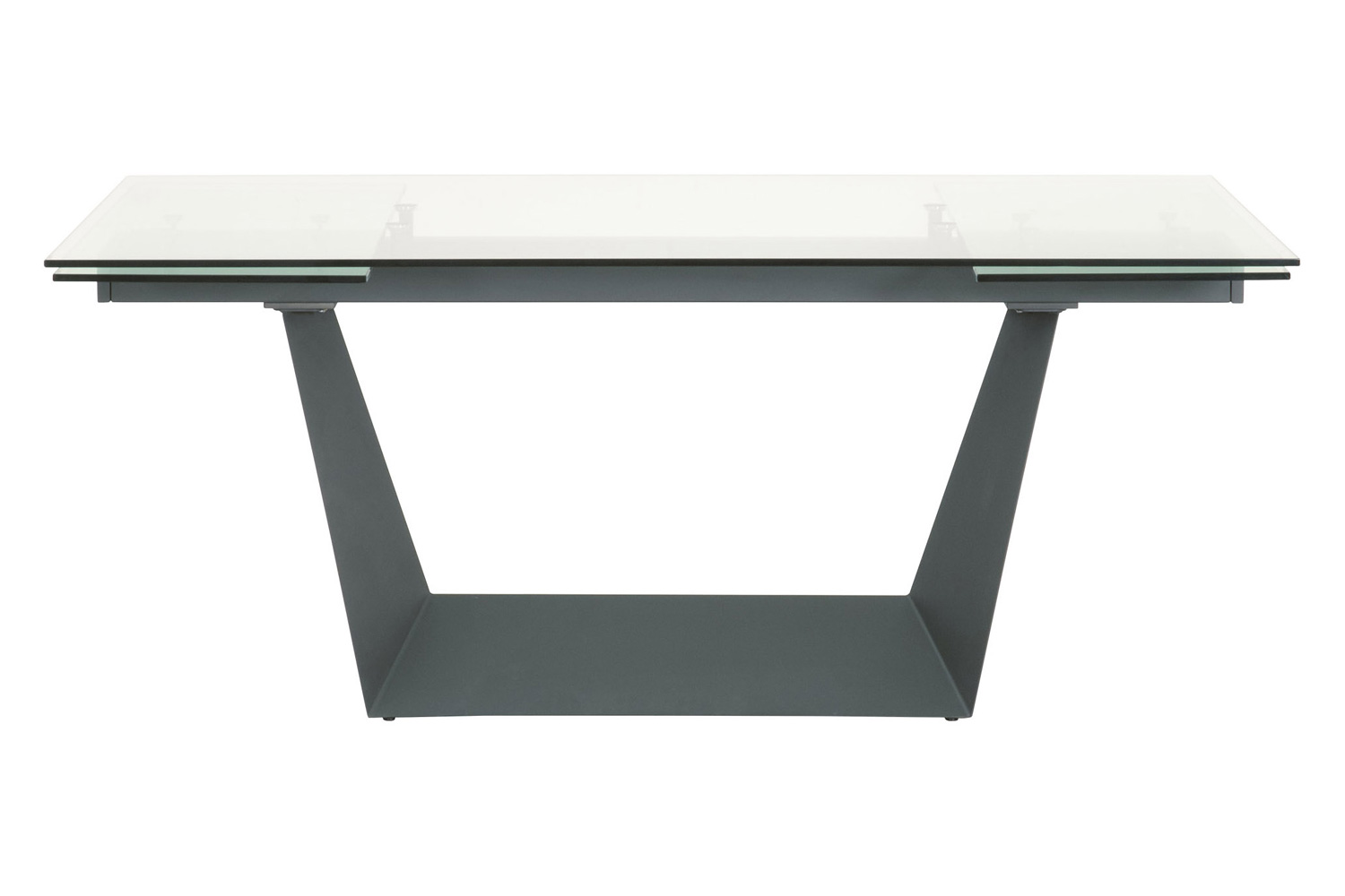 Essentials - Meridian Victory Extension Dining Table in Matte Dark Gray