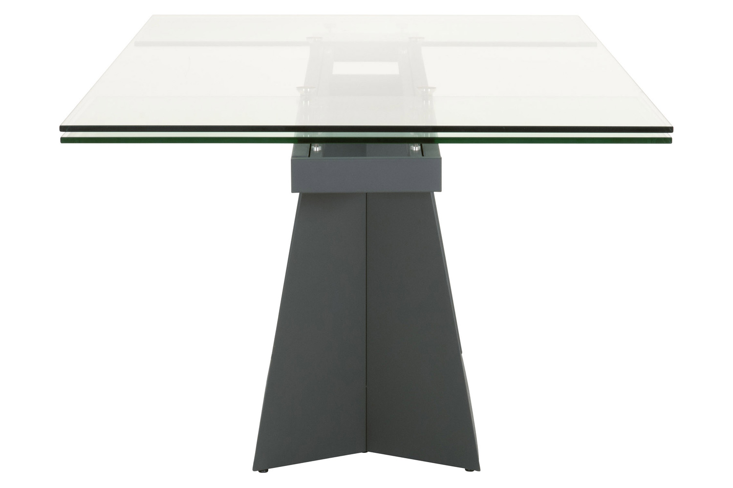 Essentials - Meridian Victory Extension Dining Table in Matte Dark Gray