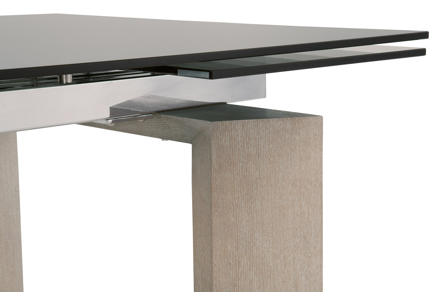 Essentials - Meridian Jett Extension Dining Table in Natural Gray