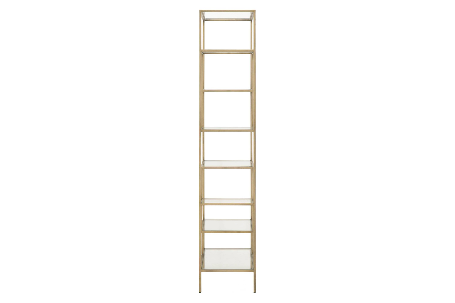 Essentials - District Beakman Bookcase in Brass