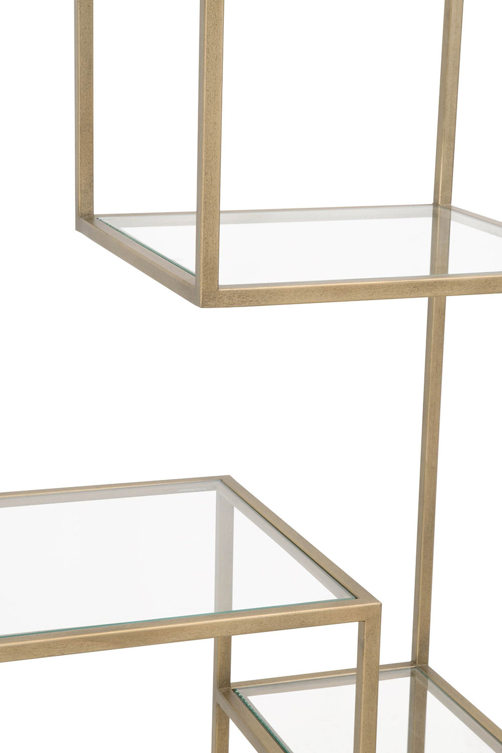 Essentials - District Beakman Bookcase in Brass