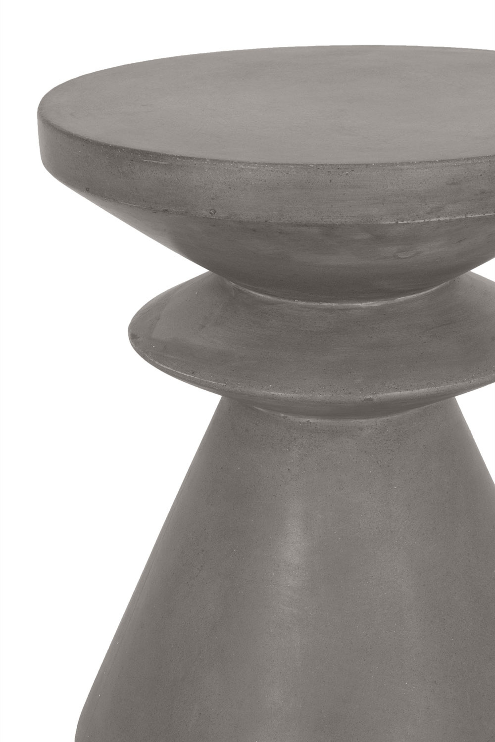 Essentials District Pawn Accent Table - Slate Gray Concrete