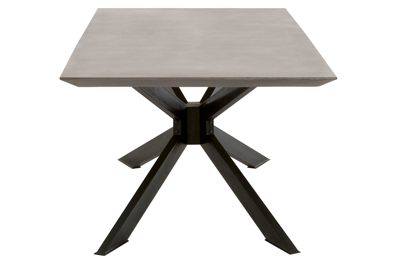 Essentials District Industry Rectangle Dining Table - Ash Grey