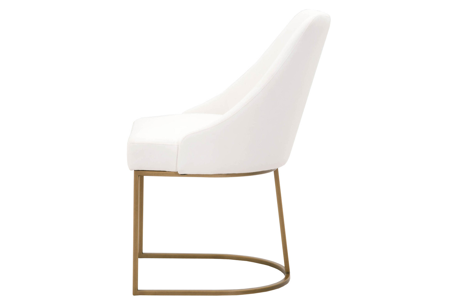 Essentials Traditions Parissa Dining Chair, Set of 2 - LiveSmart Peyton Pearl and Gold